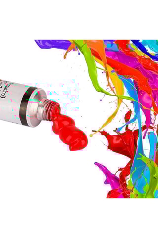 12 tubes de peinture acrylique