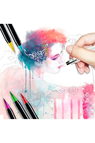 21 marqueurs aquarelle