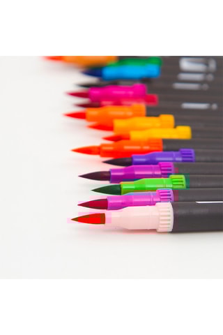 100 feutres doubles - Multicolore