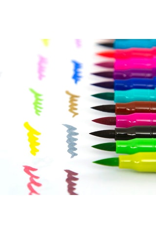 12 feutres doubles - Multicolore