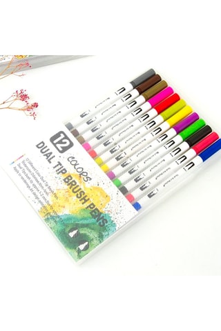 12 feutres doubles - Multicolore