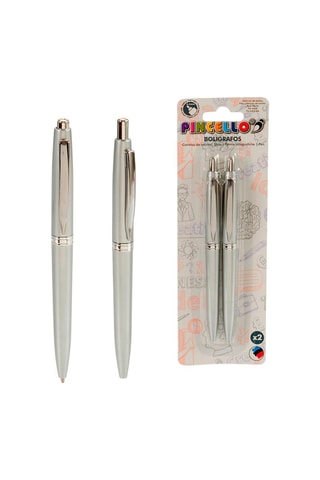 2 stylos-bille - Encre bleue