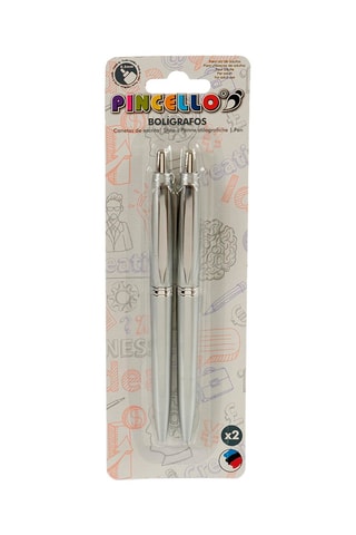 2 stylos-bille - Encre bleue