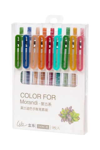Set 9 stylos gel - Multicolore