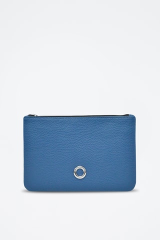 Pochete de couro Prestige - Azul