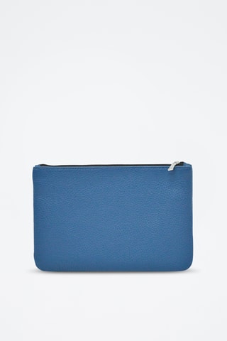 Pochete de couro Prestige - Azul