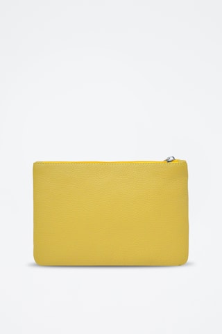 Pochete de couro Prestige - Amarelo