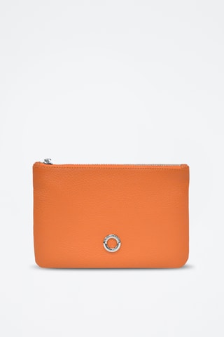 Pochete de couro Prestige - Laranja