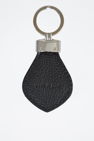 Porta-chaves em couro Charms - Preto