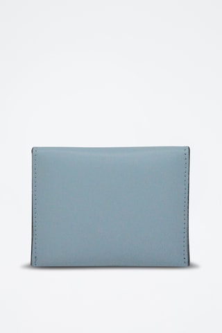 Pochete de couro Glamour - Azul