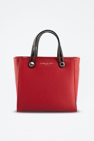 Mala shopper em couro Fidèle - Vermelho