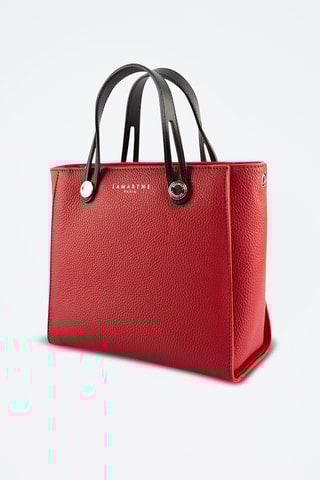Mala shopper em couro Fidèle - Vermelho