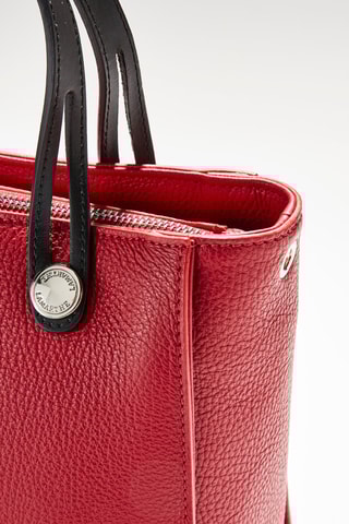 Mala shopper em couro Fidèle - Vermelho