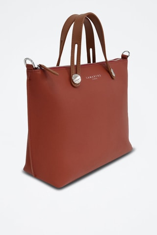 Mala shopper em couro Fidele - Vermelho