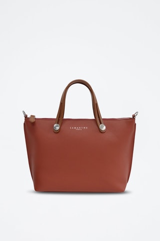 Mala shopper em couro Fidele - Vermelho