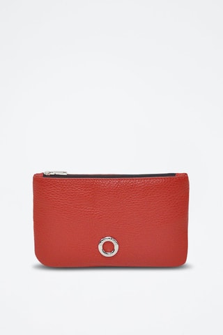 Pochete de couro Prestige - Vermelho