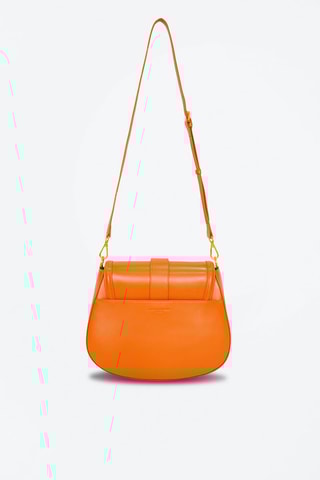 Mala a tiracolo em couro Bella - Laranja