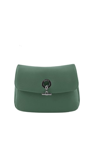 Mala a tiracolo em couro Paris - Verde