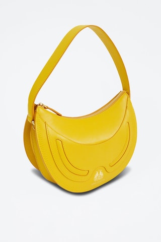 Mala a tiracolo em couro Excellence - Amarelo