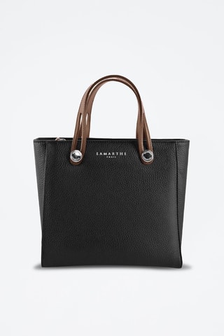 Mala shopper em couro Fidele - Preto