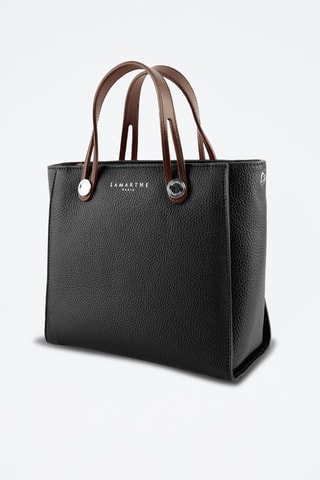 Mala shopper em couro Fidele - Preto