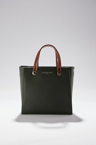Mala shopper em couro Fidèle - Verde