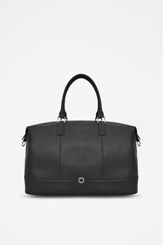 Saco de viagem em couro Select - Preto