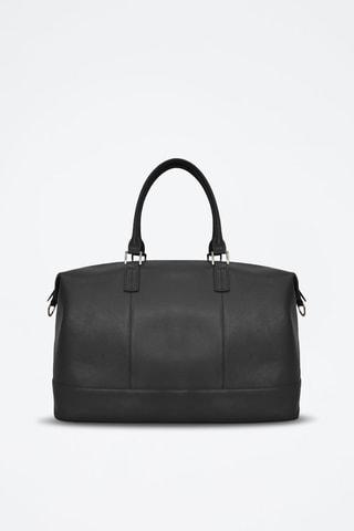 Saco de viagem em couro Select - Preto