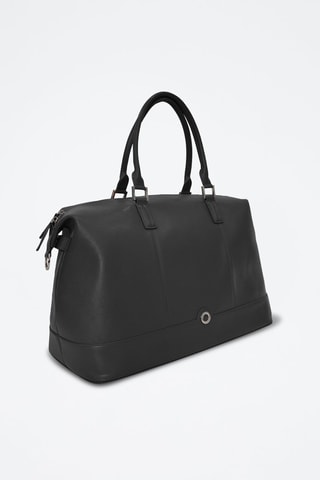 Saco de viagem em couro Select - Preto