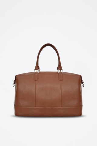 Saco de viagem em couro Select - Castanho
