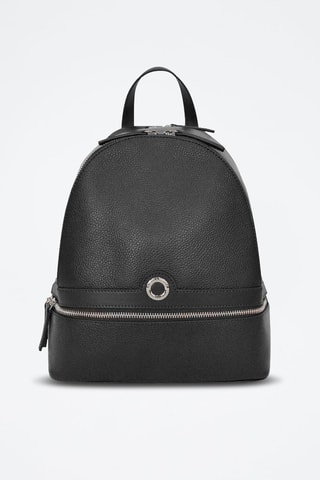 Mochila de couro Select - Preto
