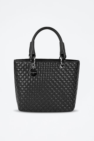 Mala de couro Mademoiselle - Preto