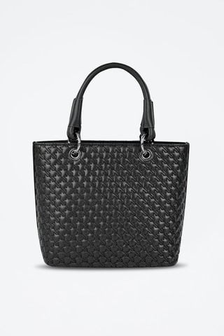 Mala de couro Mademoiselle - Preto