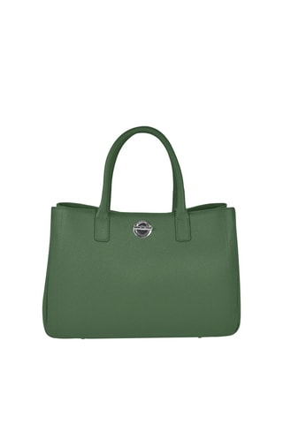 Mala shopper em couro Paris - Verde