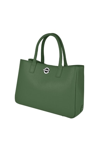 Mala shopper em couro Paris - Verde
