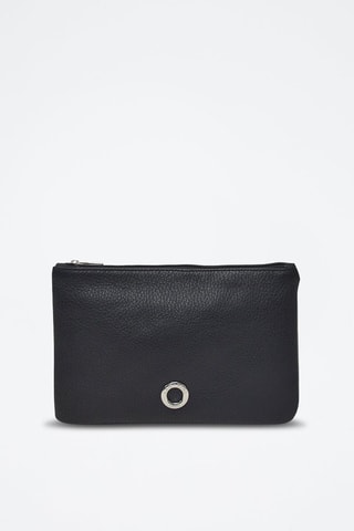 Pochete de couro Prestige - Preto