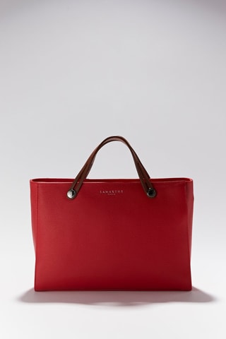 Mala shopper em couro Fidèle - Vermelho