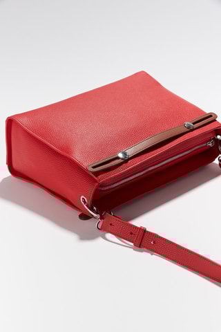 Mala shopper em couro Fidèle - Vermelho