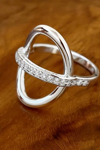 Bague - Argent et zircons