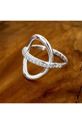 Bague - Argent et zircons