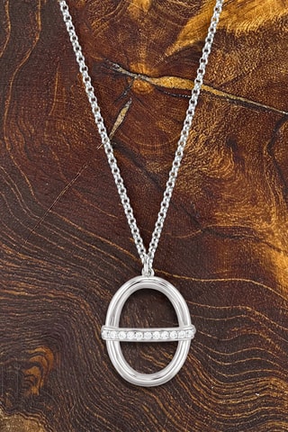 Ketting   Zilver en Zirkonia's