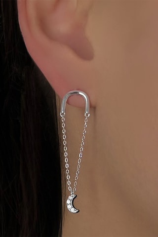 Oorbellen   Zilver en Zirkonia's