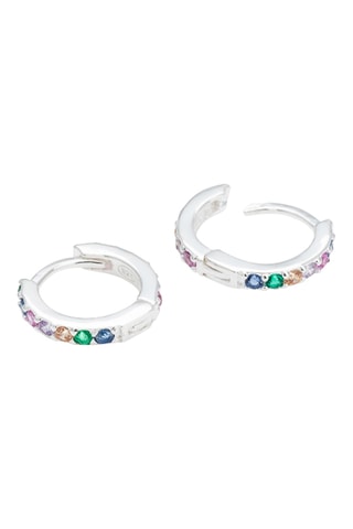 Boucles d'oreilles mini-créoles - Argent