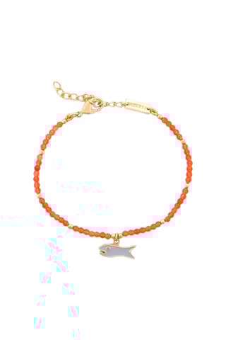 Bracelet - Doré et orange