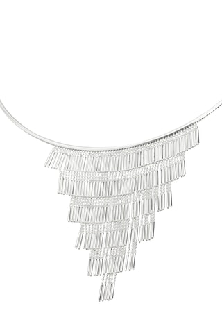 Collier plastron - Argent