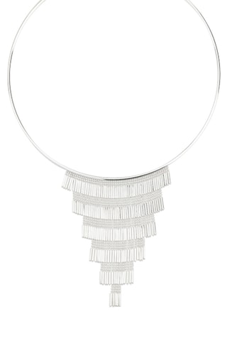 Collier plastron - Argent