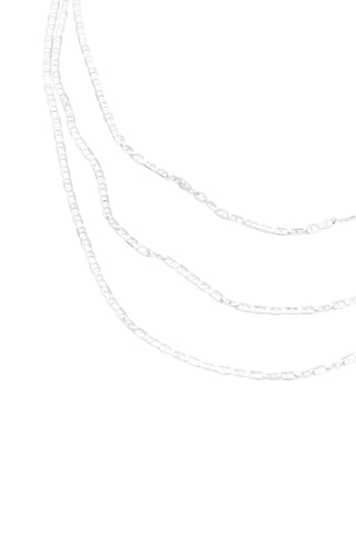 Collier multi rangs - Argent