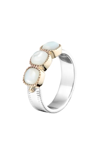 Bague - Argent et nacre
