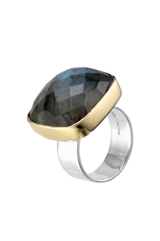 Bague Argent et labradorite