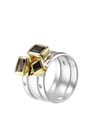 Bague - Argent et quartz